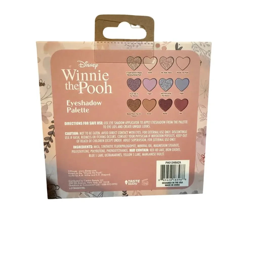 NWT Disney Winnie the Pooh and Friends Eyeshadow Palette by Taste Beauty